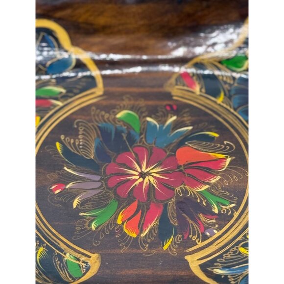 Habitat International Vtg Wooden Serving Tray England Hand Made - Picture 4 of 9